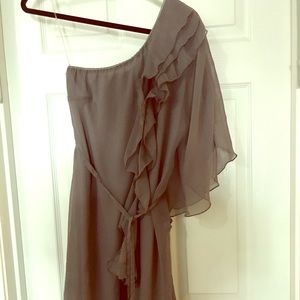 One shoulder cocktail dress